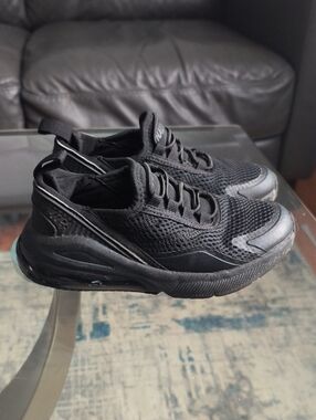 Nautica Kids Black Mesh Athletic Sneakers